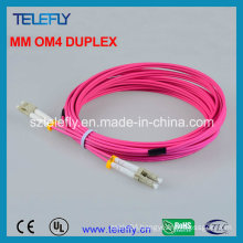 LC Om4 Duplex Fiber Optic Jumper, Jumper Cable